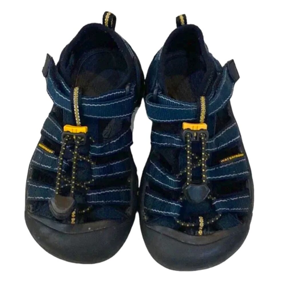 KEEN WATERPROOF Hiking Sandals Shoes Kids Youth US Size 12 Blue